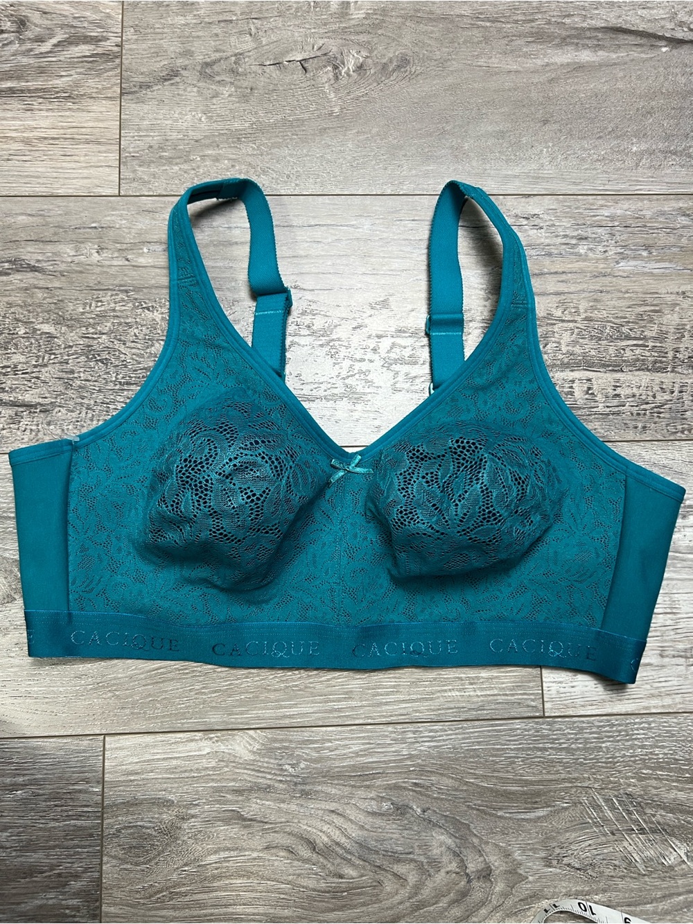 Cacique Bra 44D T-Shirt Bra Unlined Full Coverage No-Wire Lane Bryant